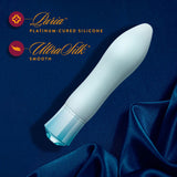 Oh My Gem By Blush® | Ardor: 5.5 Inch Warming G Spot Stimulation Vibrator in Aquamarine with Powerful RumboTech™ Technology