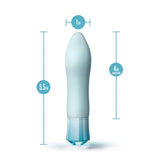 Oh My Gem By Blush® | Ardor: 5.5 Inch Warming G Spot Stimulation Vibrator in Aquamarine with Powerful RumboTech™ Technology